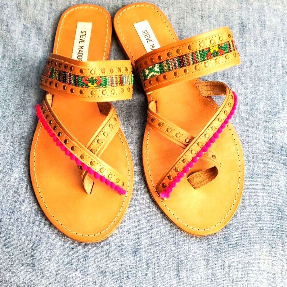 Leather Sandals Style: Madison, Size 10, NWOT.  Steve Madden